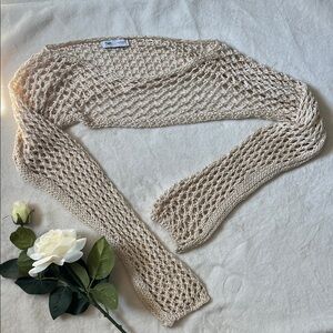 Cream Knit Shrug